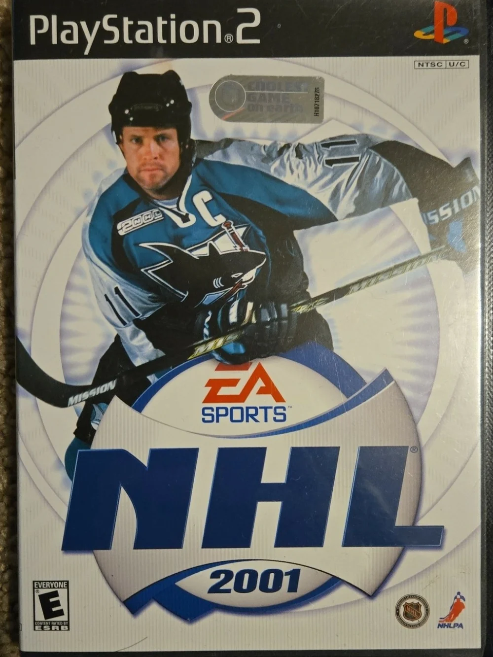 Ea sports NHL 2001 complete and tested for ps2.